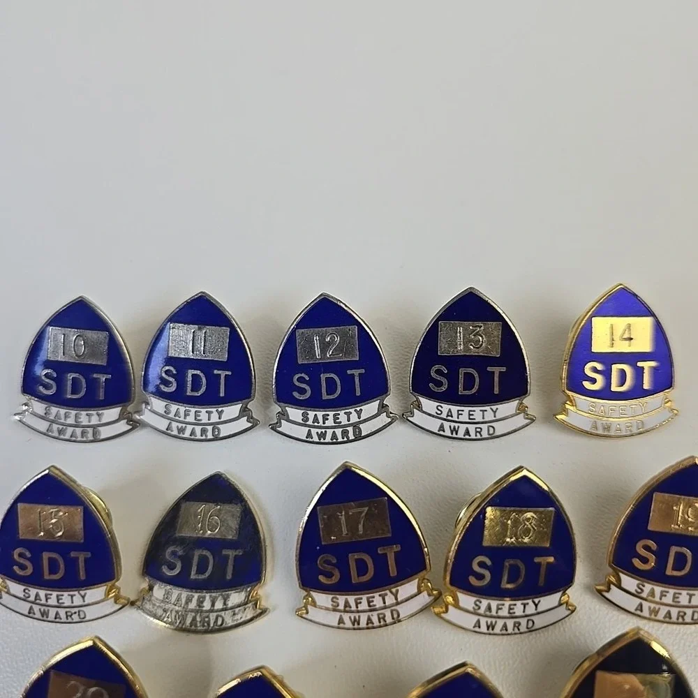San Diego Transit Safety Award Pins Bundle‎ National Safety Council Driver Award